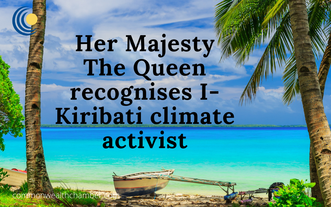 Her Majesty The Queen Recognises I-Kiribati climate activist with Commonwealth points of light award