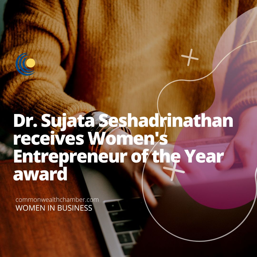 Dr. Sujata Seshadrinathan receives Women’s Entrepreneur of the Year award