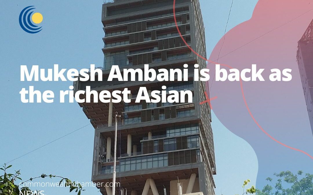 Mukesh Ambani is back as the richest Asian