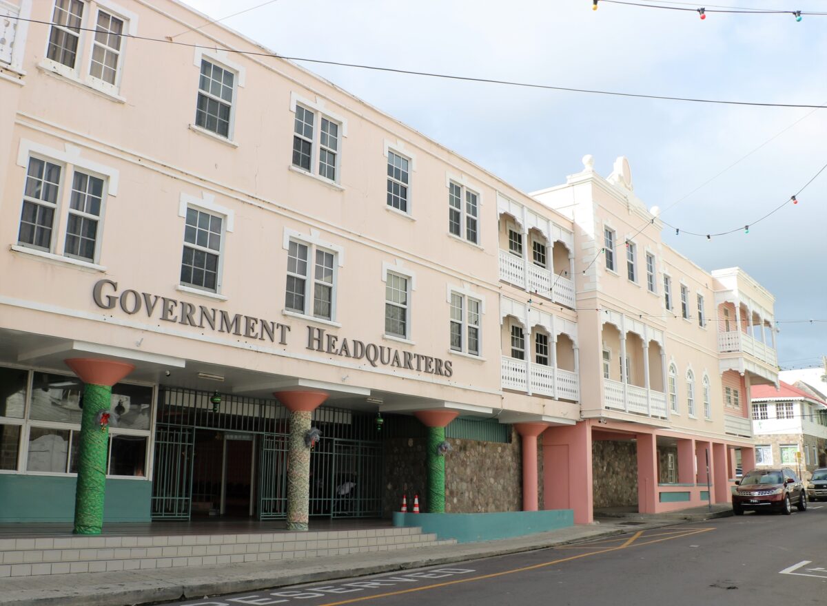 Government Headquarters building in Basseterre Government Headquarters building in Basseterre