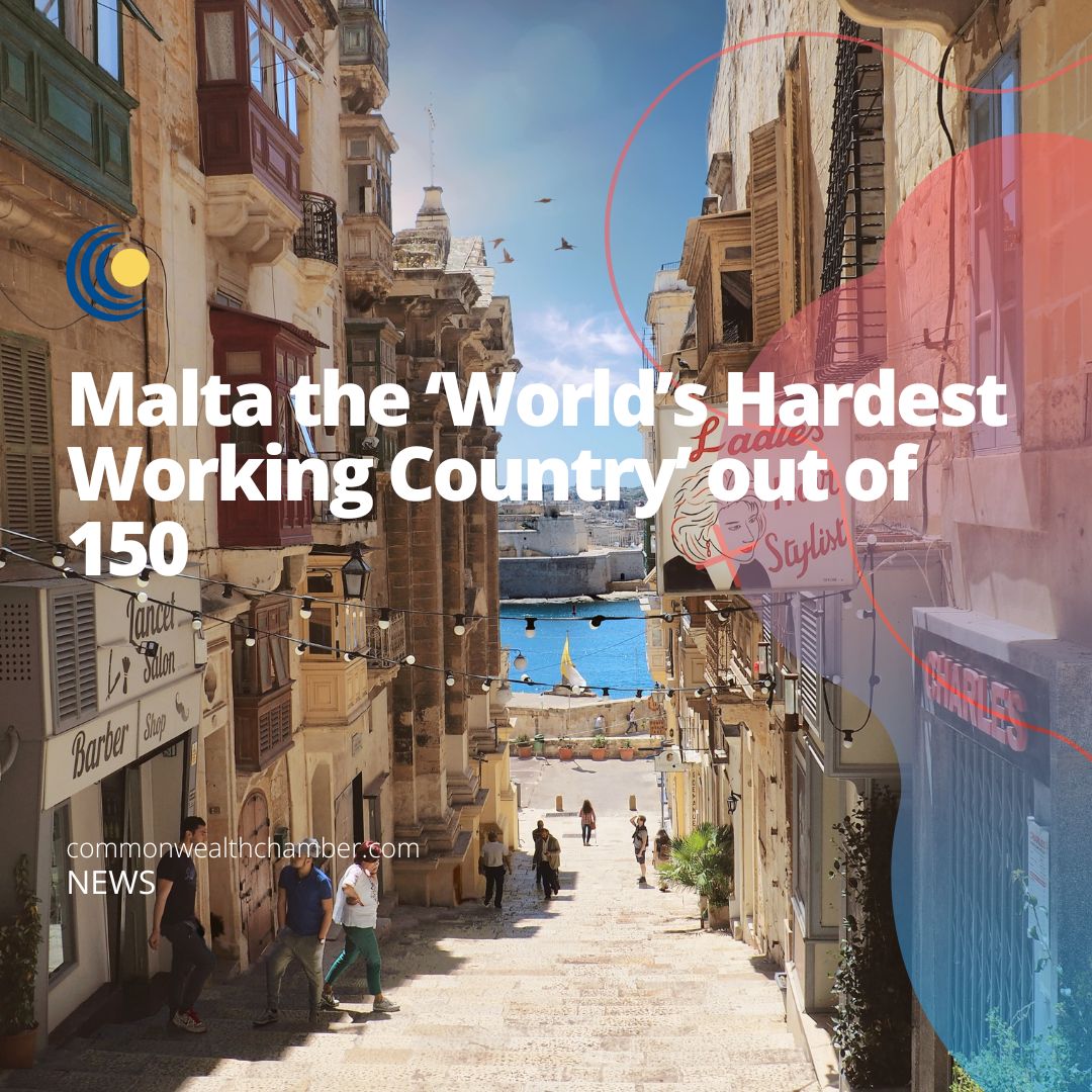 Malta the ‘World’s Hardest Working Country’ out of 150