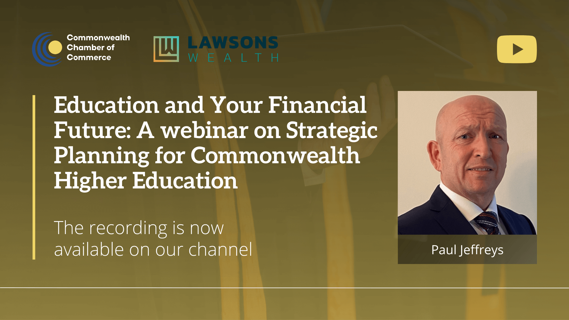 Webinar Recording | Education and Your Financial Future: A Webinar on Strategic Planning for Commonwealth Higher Education