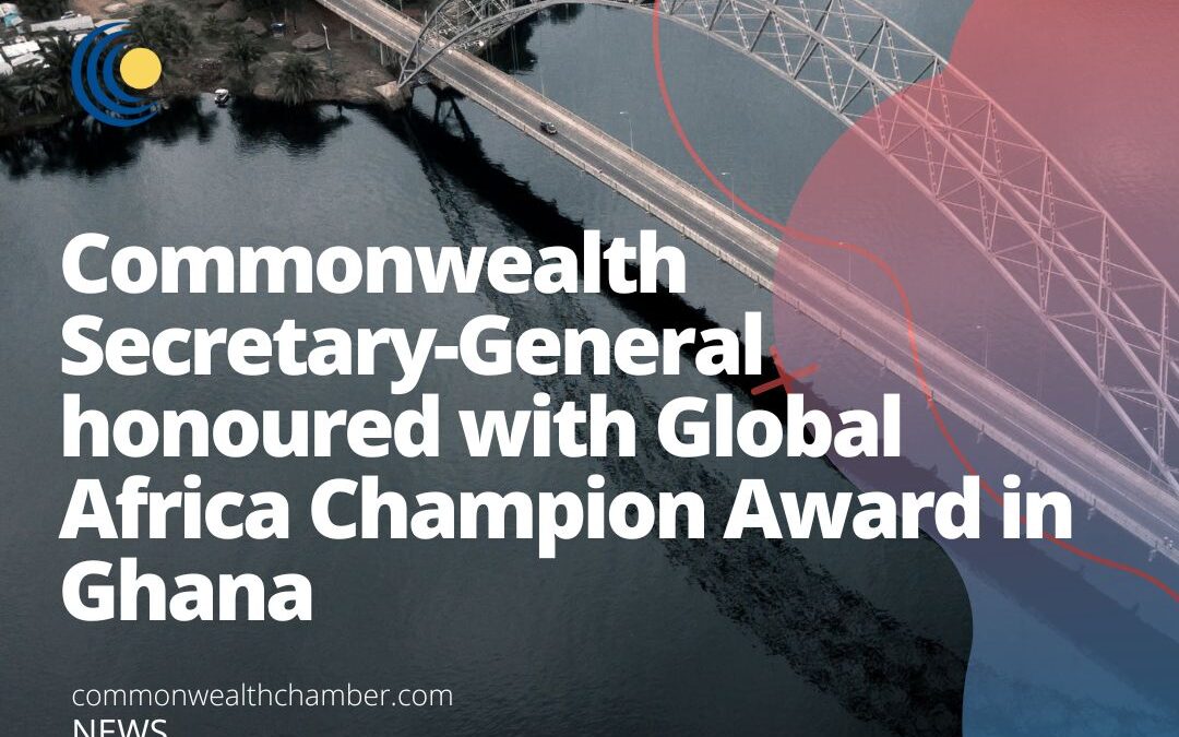 Commonwealth Secretary-General honoured with Global Africa Champion Award in Ghana
