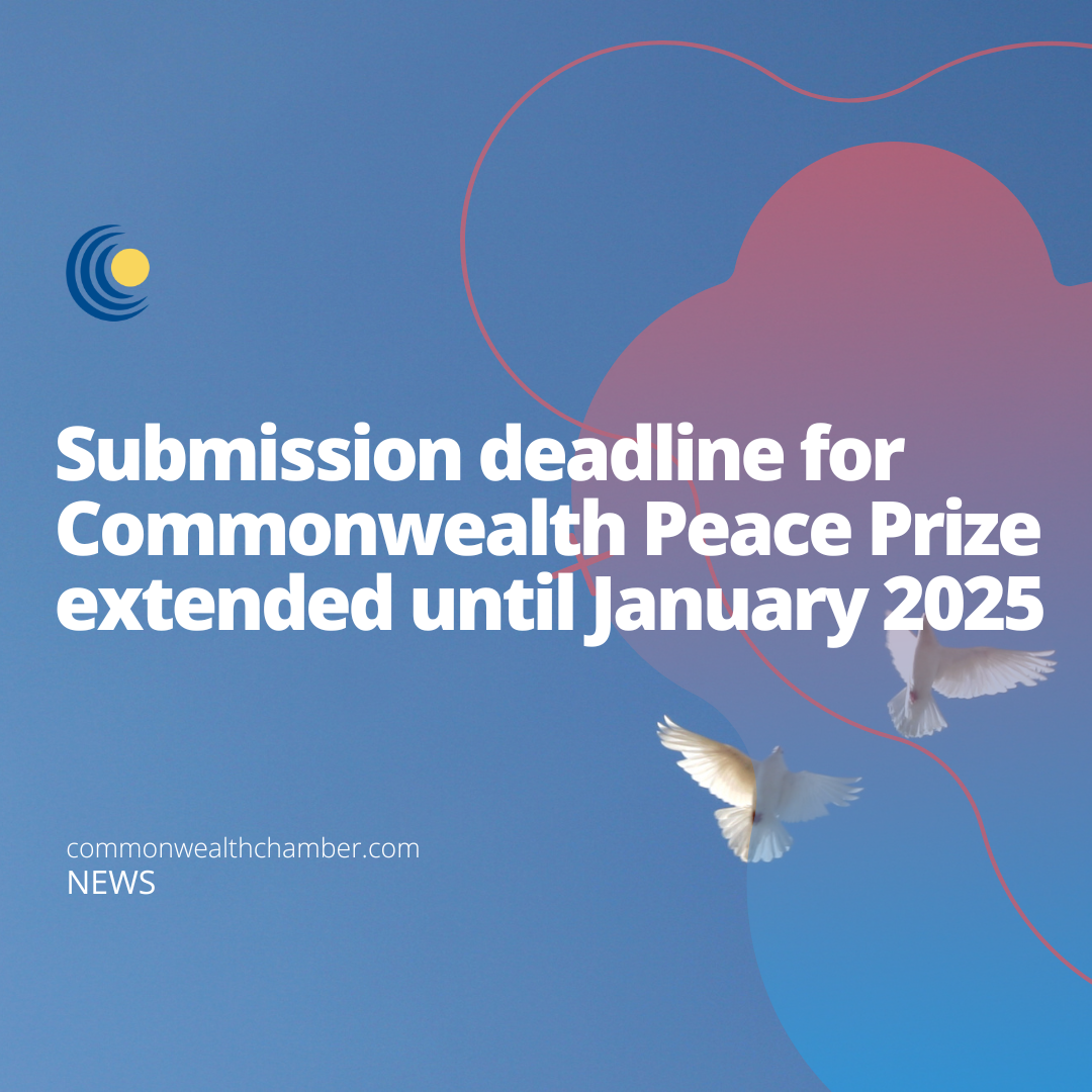 Submission deadline for Commonwealth Peace Prize extended until January 2025