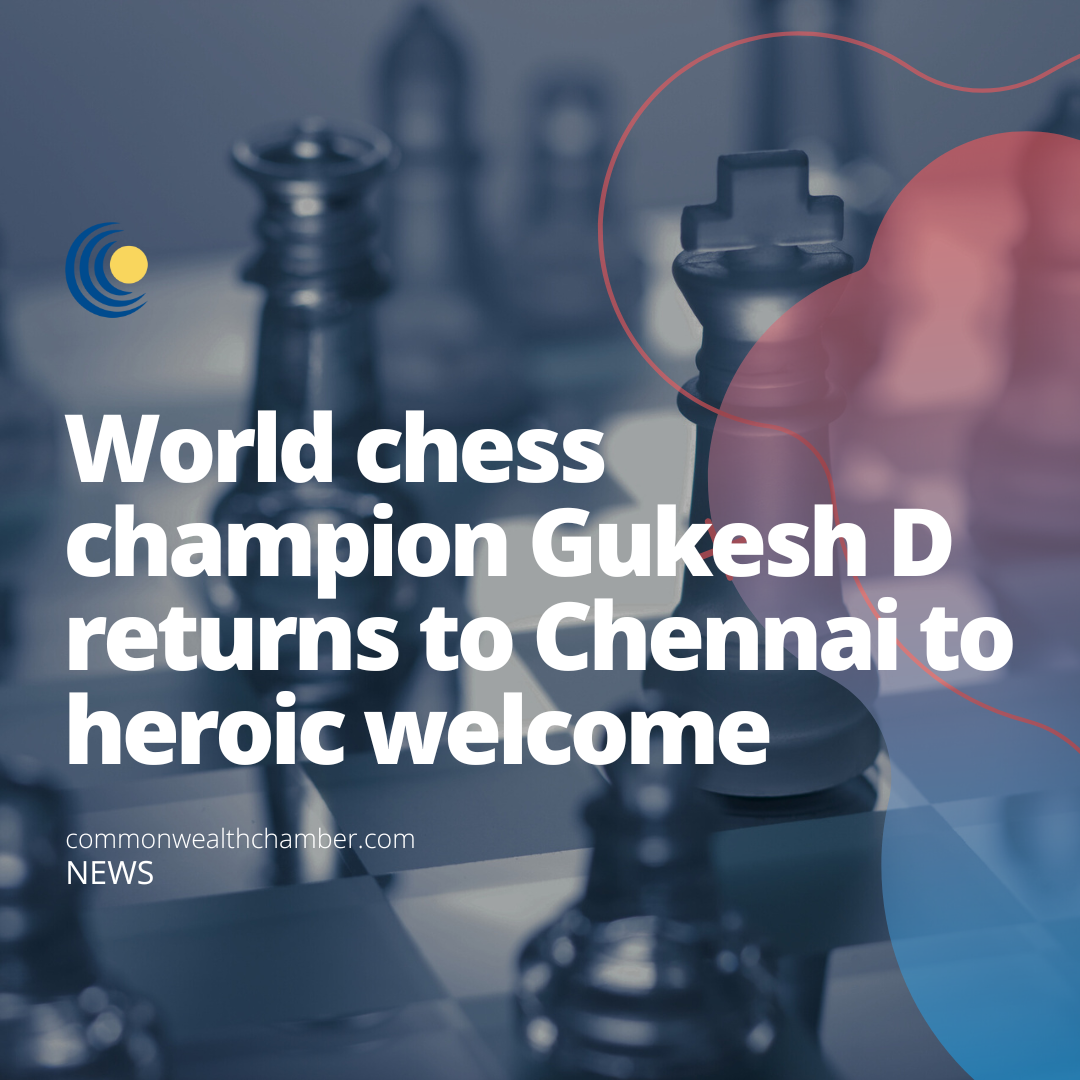 World chess champion Gukesh D returns to Chennai to heroic welcome