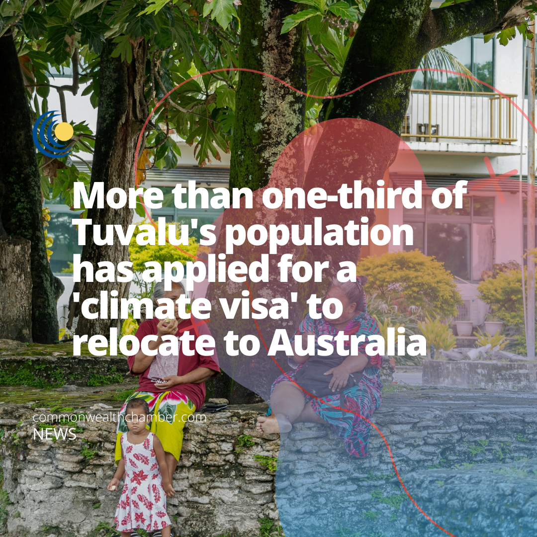 More than one-third of Tuvalu’s population has applied for a ‘climate visa’ to relocate to Australia