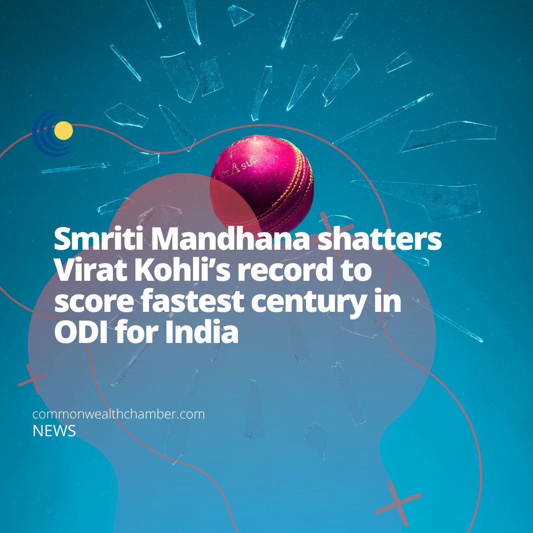 Smriti Mandhana shatters Virat Kohli’s record to score fastest century in ODI for India